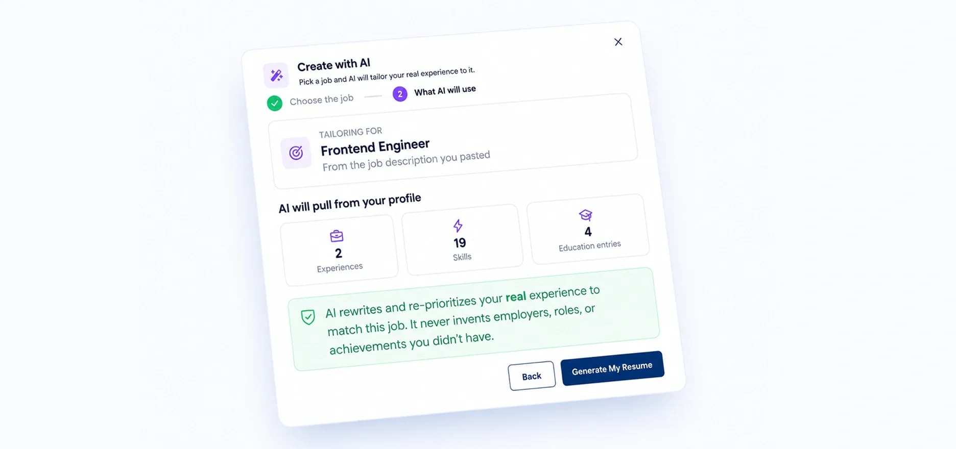 AI-Powered Resume Builder