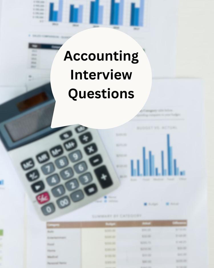 accounting interview questions 