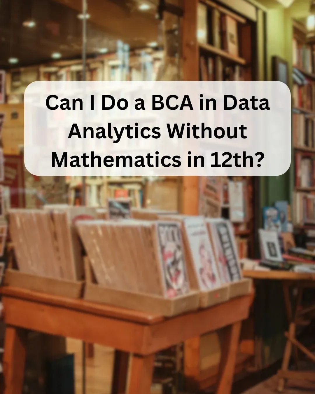 BCA Data Analytics eligibility