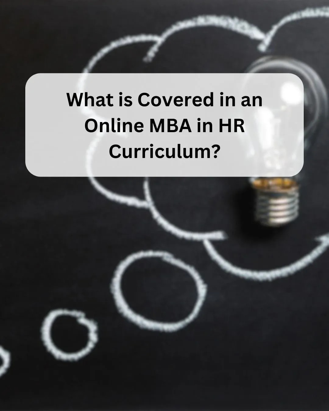 Online MBA HR Curriculum