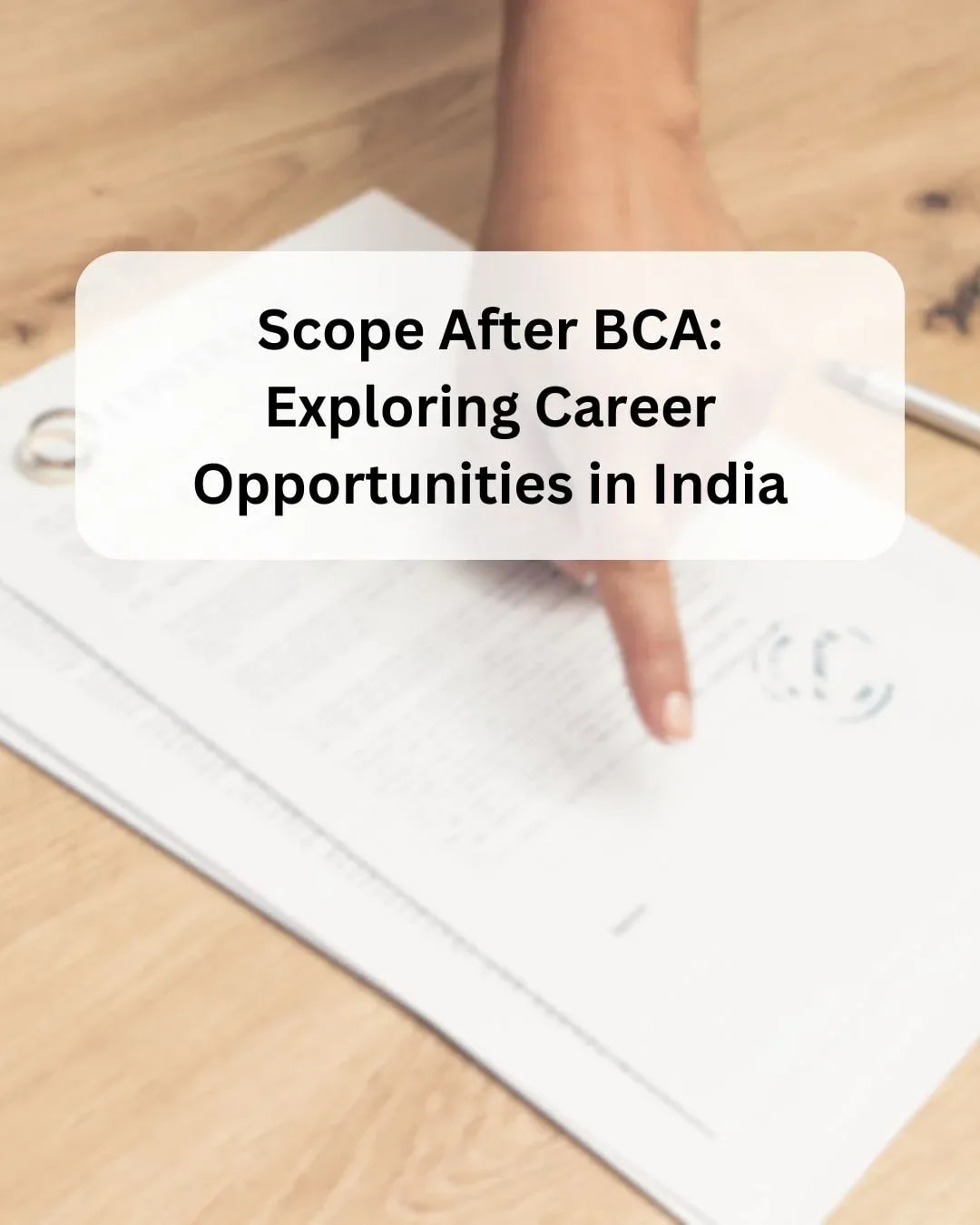 Scope After BCA
