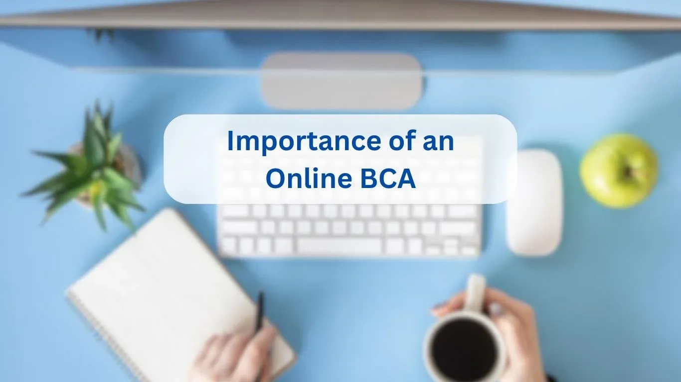 Importance of an Online BCA