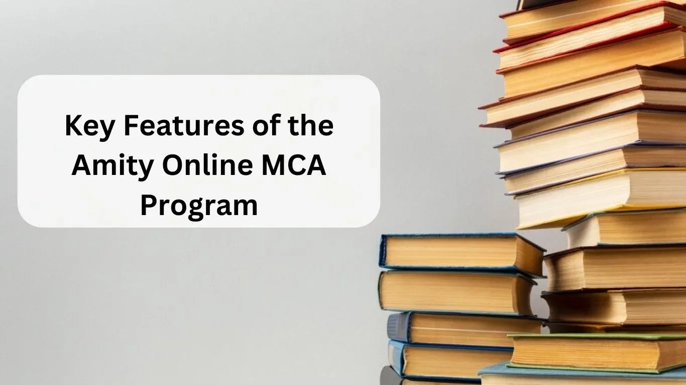 Key Features of the Amity Online MCA Program