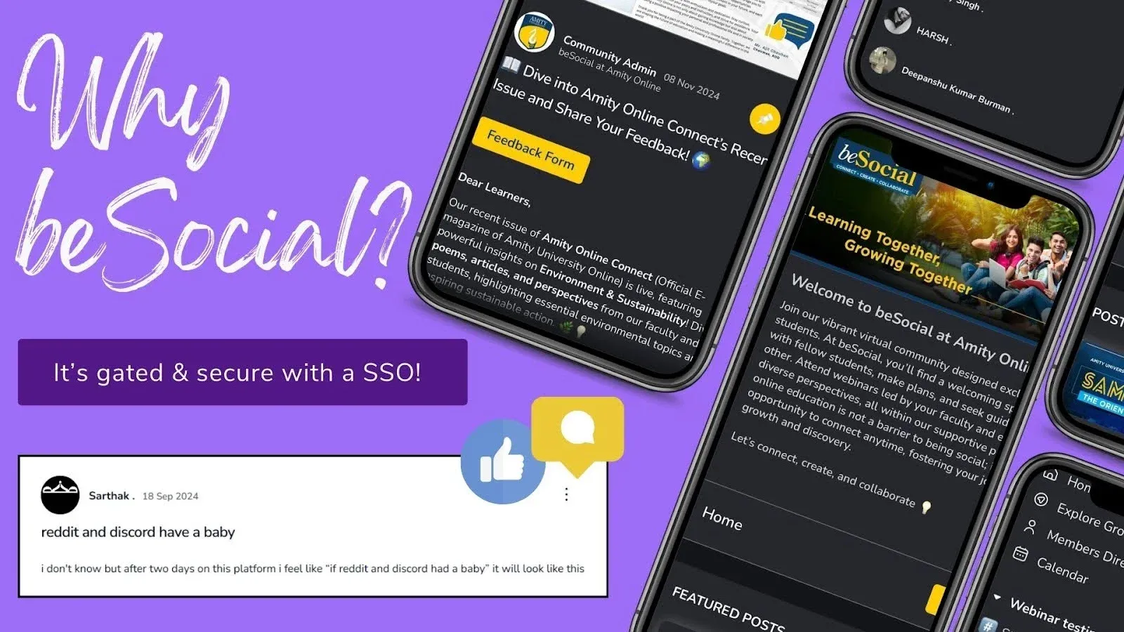 Why beSocial Over Other Platforms Like Discord or Telegram