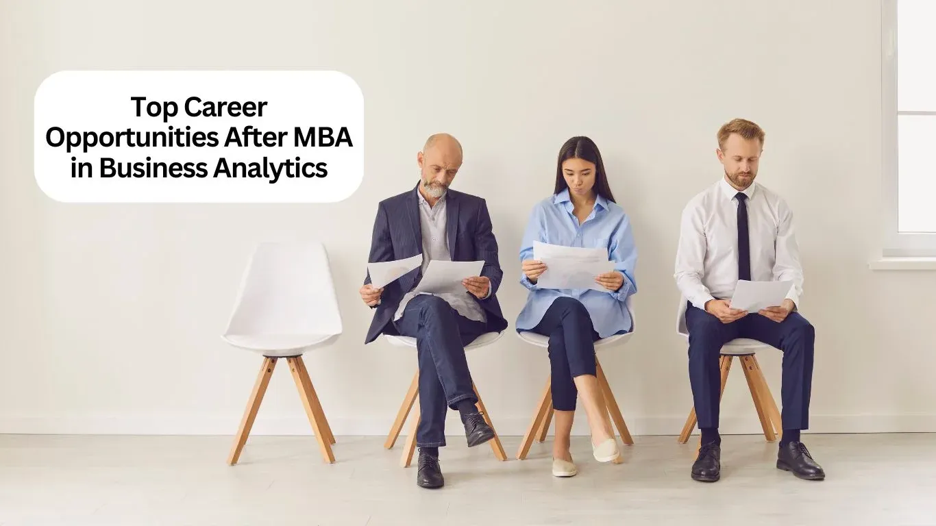 career opportunities after mba in business analytics