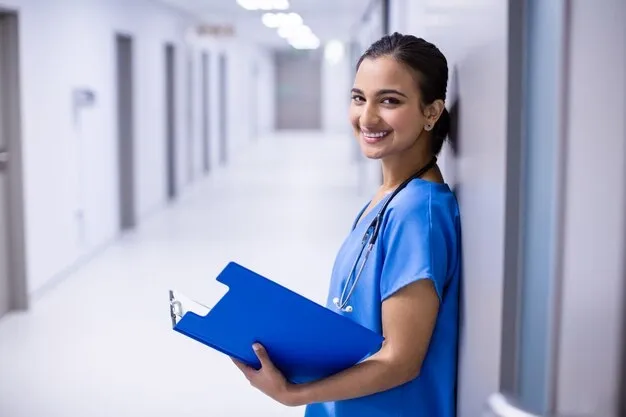 portrait-female-doctor-holding-file-corridor_107420-67025.webp